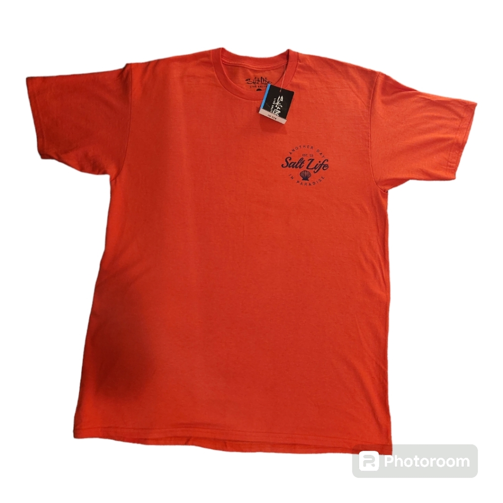 NWT-Women's Salt Life T-shirt.Size L. This isn't as orange as it looks.